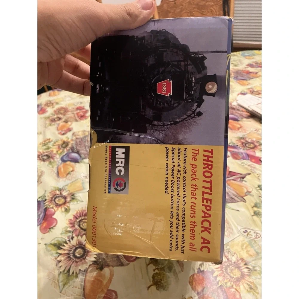 MRC Throttlepack AC 1301 Train Hobby Transformer with Manual and Original Box